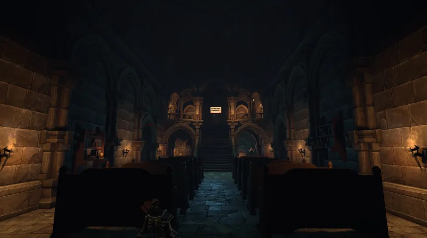 Скриншот 1 к игре Dungeon Puzzle VR - Solve it or die