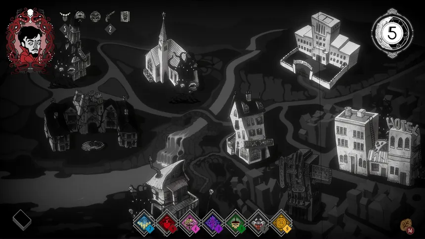 Скриншот 1 к игре Fhtagn! - Tales of the Creeping Madness