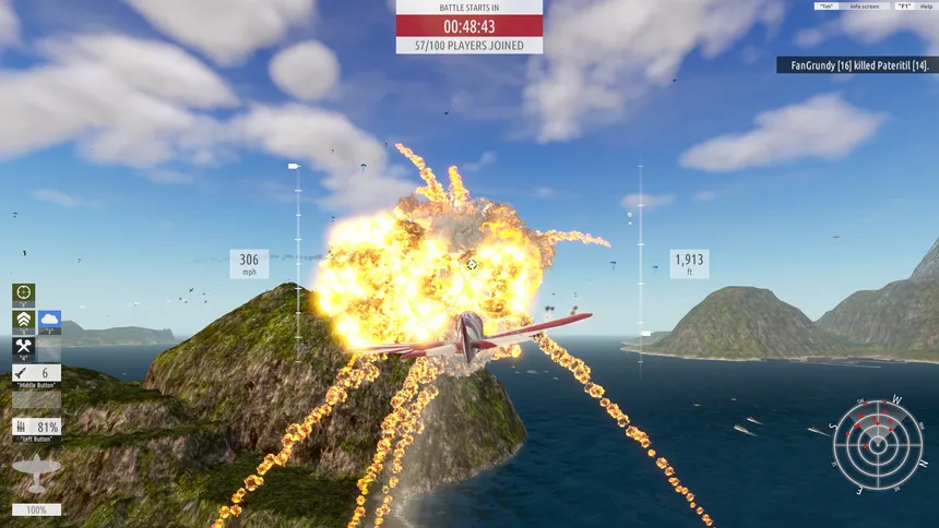 Скриншот 1 к игре Fighter Royale - Last Ace Flying