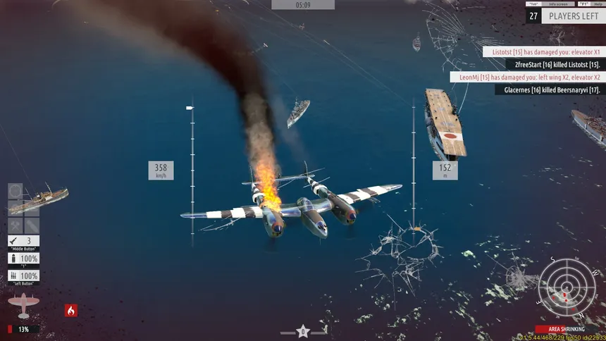 Скриншот 5 к игре Fighter Royale - Last Ace Flying