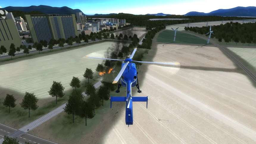Скриншот 4 к игре Police Helicopter Simulator