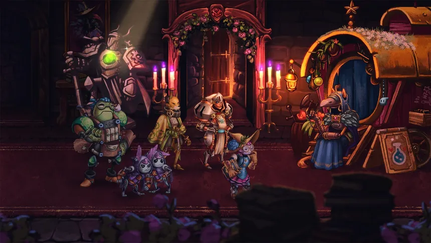Скриншот 6 к игре SteamWorld Quest: Hand of Gilgamech