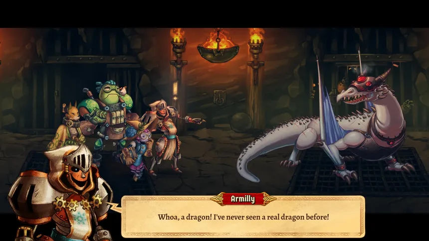 Скриншот 8 к игре SteamWorld Quest: Hand of Gilgamech