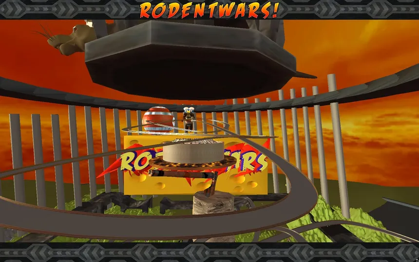 Скриншот 2 к игре RODENTWARS! Part 1 - HamsterBall Deathmatch!!