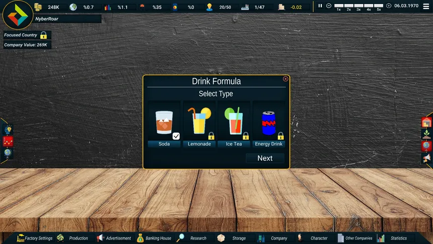 Скриншот 2 к игре Drink Pro Tycoon