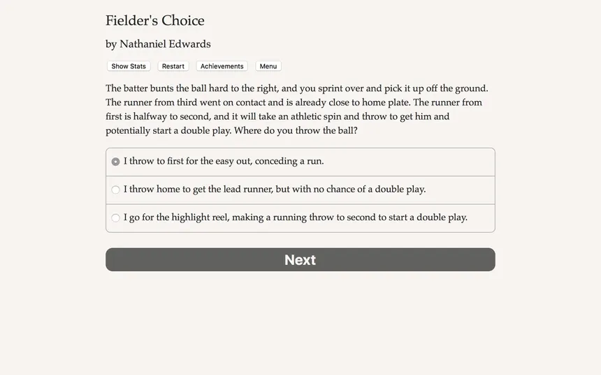 Скриншот 5 к игре The Fielder's Choice