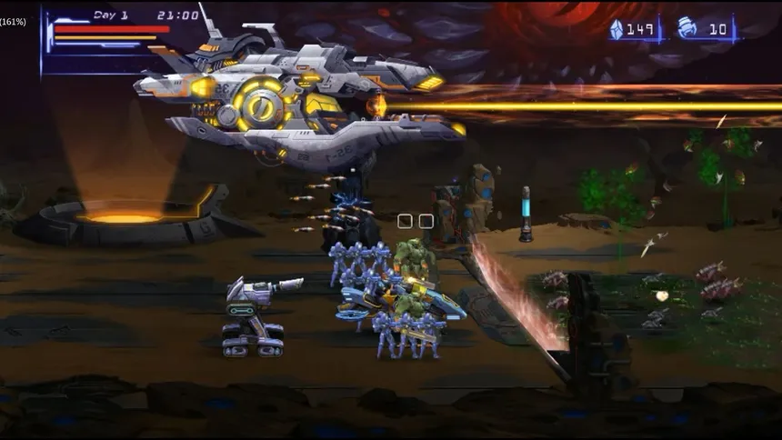 Скриншот 3 к игре Alien Worms Invasion