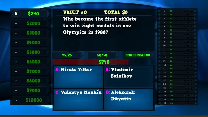 Скриншот 2 к игре Trivia Vault Olympics Trivia