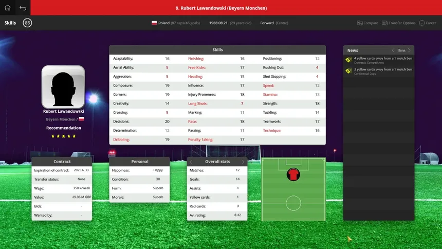 Скриншот 2 к игре Global Soccer: A Management Game 2018