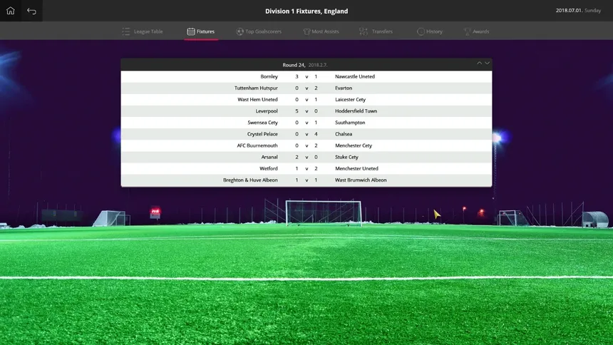 Скриншот 8 к игре Global Soccer: A Management Game 2018