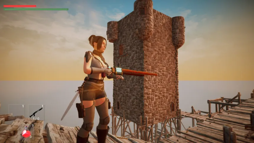 Скриншот 8 к игре ❂ Hexaluga ❂ Witch Hunter's Travelling Castle ♉