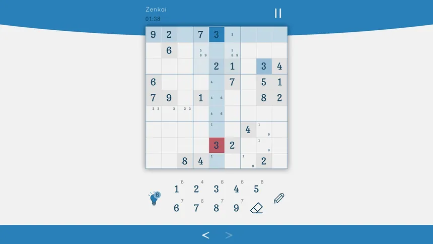 Скриншот 3 к игре Sudoku Zenkai / 数独全卡