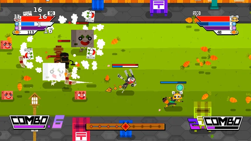 Скриншот 1 к игре Ninjin: Clash of Carrots