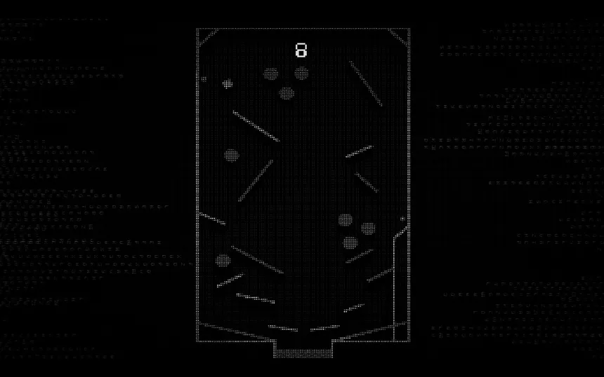 Скриншот 3 к игре ASCII Game Series: Pinball