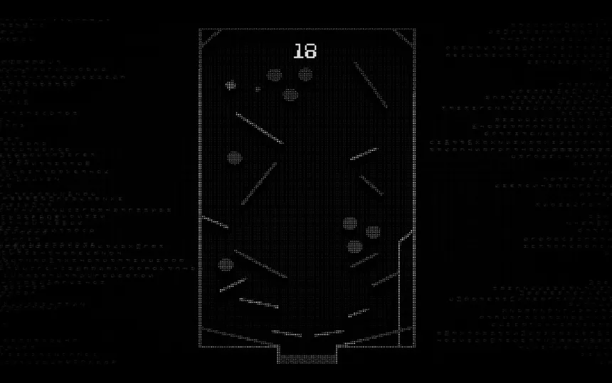 Скриншот 4 к игре ASCII Game Series: Pinball