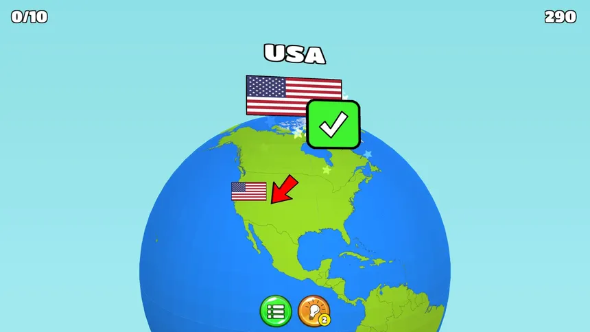 Скриншот 1 к игре Geography Quiz