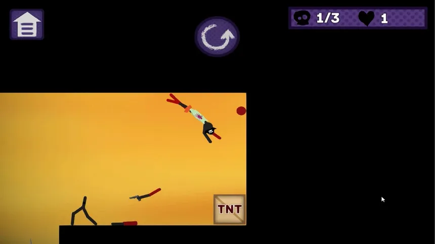 Скриншот 2 к игре Stickman Backflip Killer zone