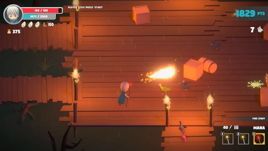 Скриншот 2 к игре Pigeons Attack