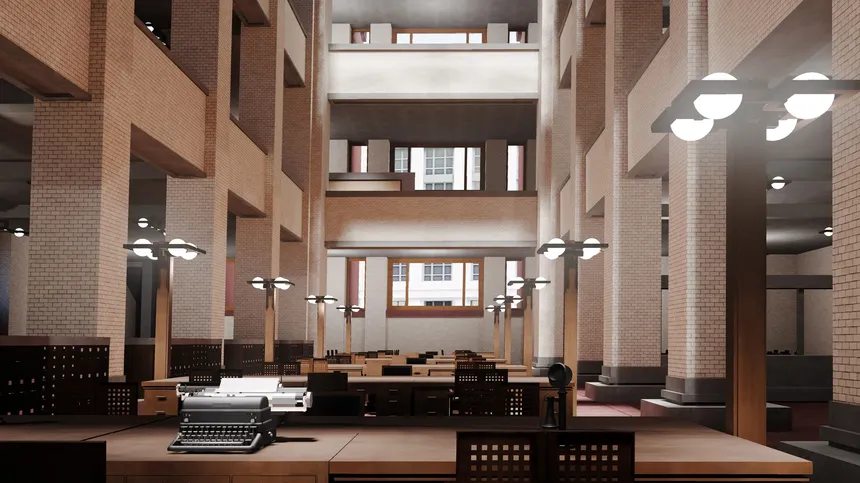 Скриншот 6 к игре Larkin building by Frank Lloyd Wright