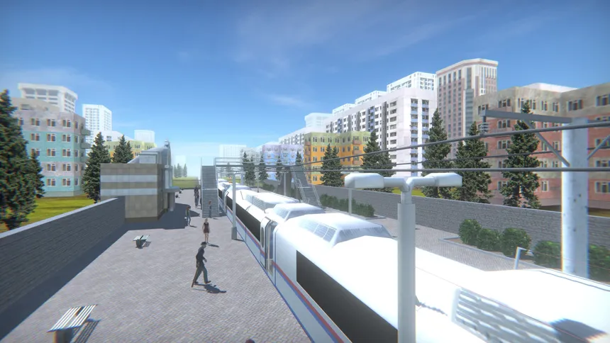 Скриншот 2 к игре High Speed Trains