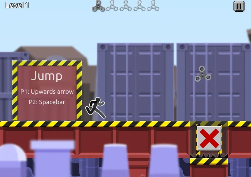 Скриншот 1 к игре Stickman: Fidget Spinner Rush