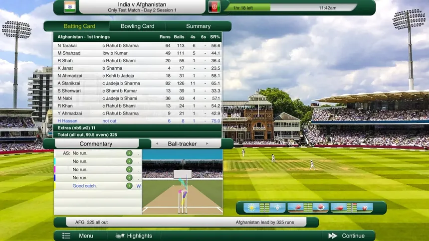 Скриншот 5 к игре Cricket Captain 2018