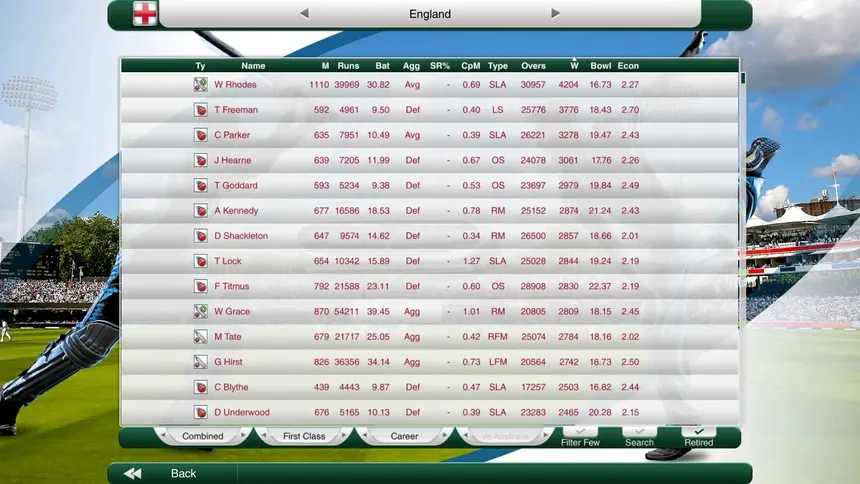 Скриншот 6 к игре Cricket Captain 2018