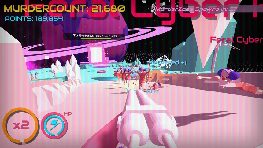 Скриншот 2 к игре Murderwave: Digital Slaughter