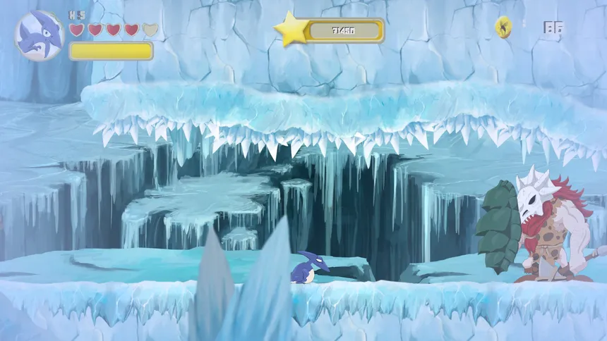 Скриншот 1 к игре Super Saurio Fly: Jurassic Edition