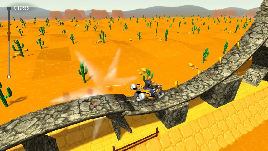 Скриншот 2 к игре Moto Racing 3D