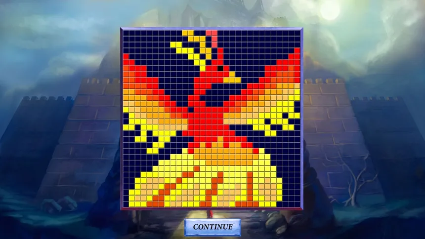 Скриншот 1 к игре Picross Fairytale - nonogram: Red Riding Hood secret