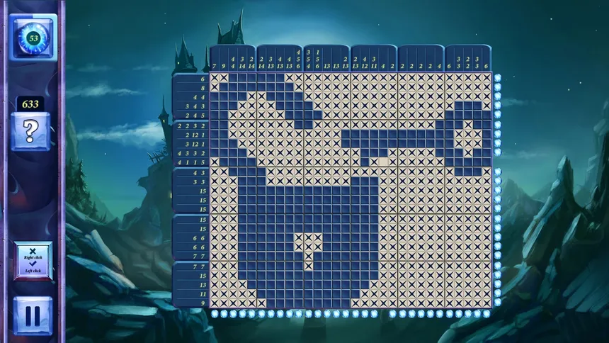 Скриншот 2 к игре Picross Fairytale - nonogram: Red Riding Hood secret