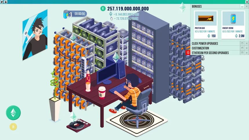 Скриншот 6 к игре Cryptocurrency Clicker