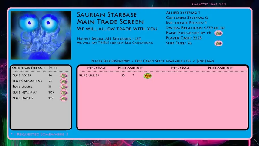 Скриншот 6 к игре Space Flowers