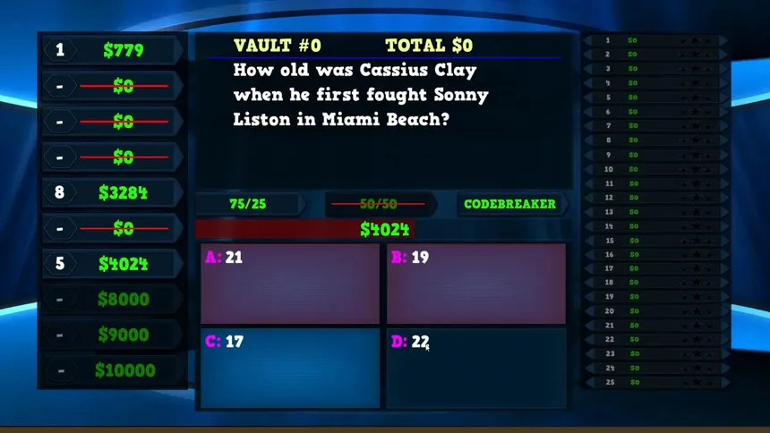 Скриншот 2 к игре Trivia Vault: Boxing Trivia