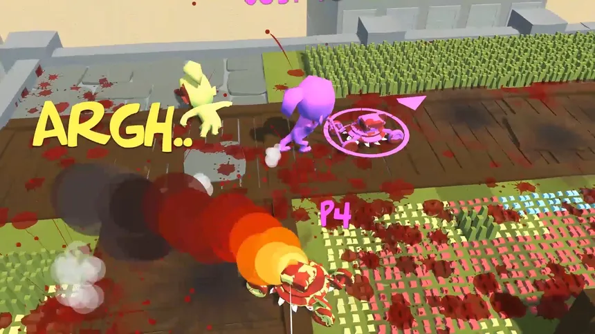 Скриншот 4 к игре Lethal Lawns: Competitive Mowing Bloodsport