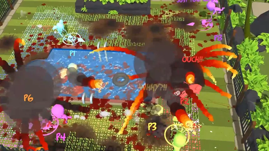 Скриншот 5 к игре Lethal Lawns: Competitive Mowing Bloodsport