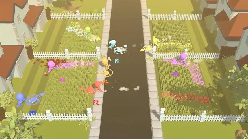 Скриншот 6 к игре Lethal Lawns: Competitive Mowing Bloodsport