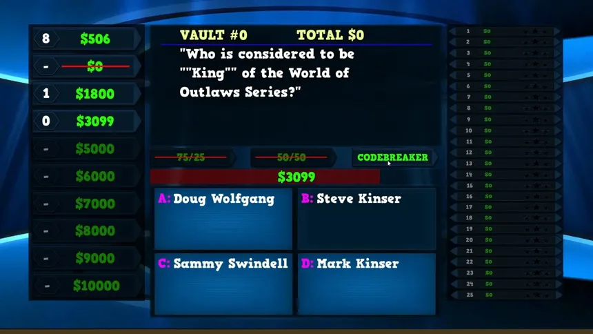 Скриншот 1 к игре Trivia Vault: Auto Racing Trivia