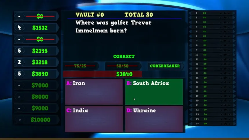 Скриншот 4 к игре Trivia Vault: Golf Trivia