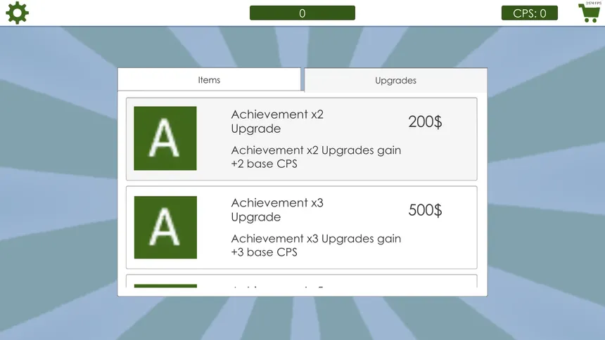 Скриншот 2 к игре Achievement Clicker 2019