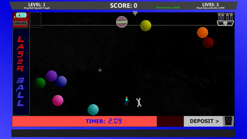 Скриншот 2 к игре Laser Ball