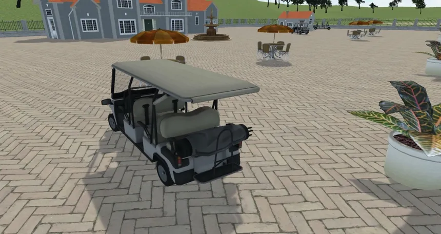 Скриншот 1 к игре Golf Cart Drive