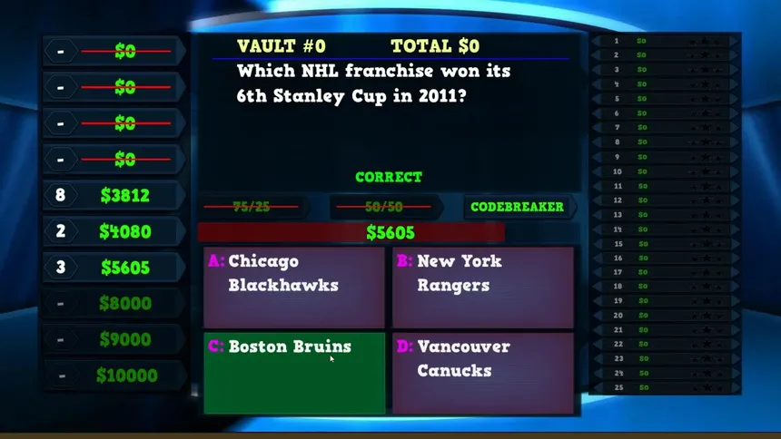 Скриншот 4 к игре Trivia Vault: Hockey Trivia