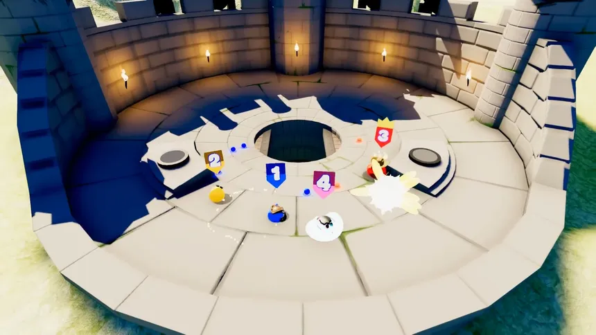 Скриншот 2 к игре The Blobs Fight