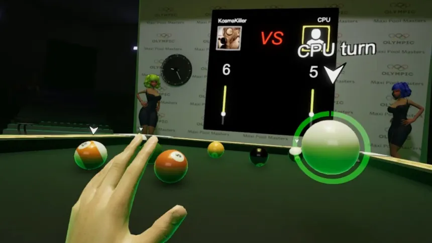 Скриншот 3 к игре Maxi Pool Masters VR