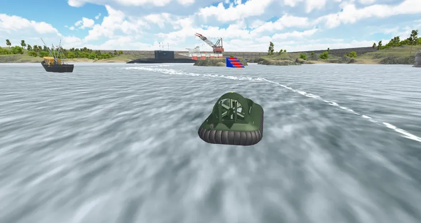 Скриншот 1 к игре Hovercraft Drive