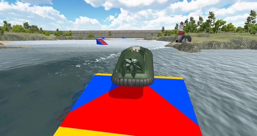 Скриншот 2 к игре Hovercraft Drive