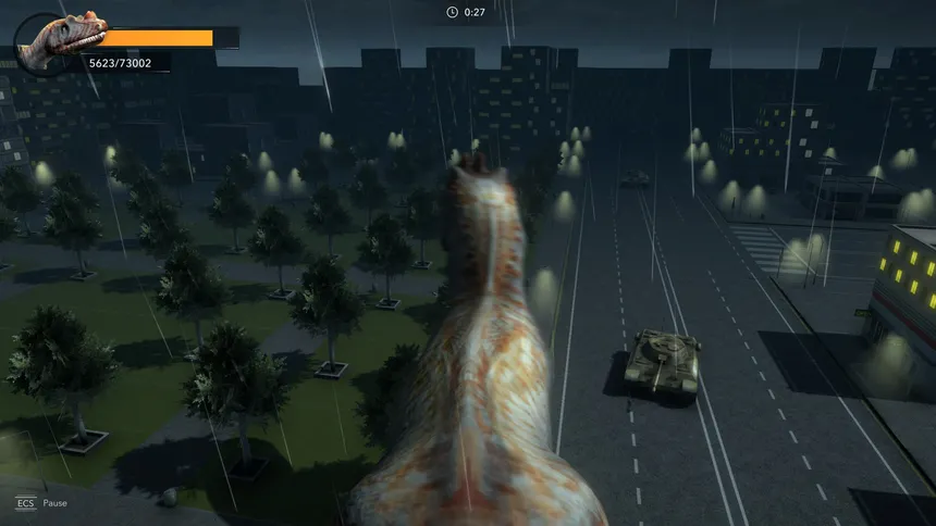 Скриншот 3 к игре Jurassic City Walk