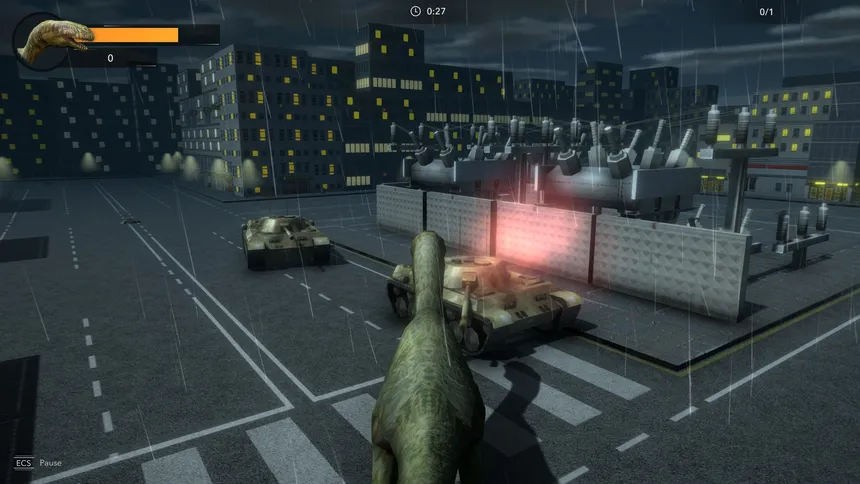 Скриншот 5 к игре Jurassic City Walk